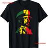 Kaiser Haile Selassie Kunst Äthiopien Ras Tafari Reggae Rasta T-Shirt vintage Gewaschenes Oberteil Für den Alltag Bequem Mode