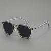Vintage Square Metal Sunglasses For Men With Uv400 Protection For Outdoor Fishing And Travel
