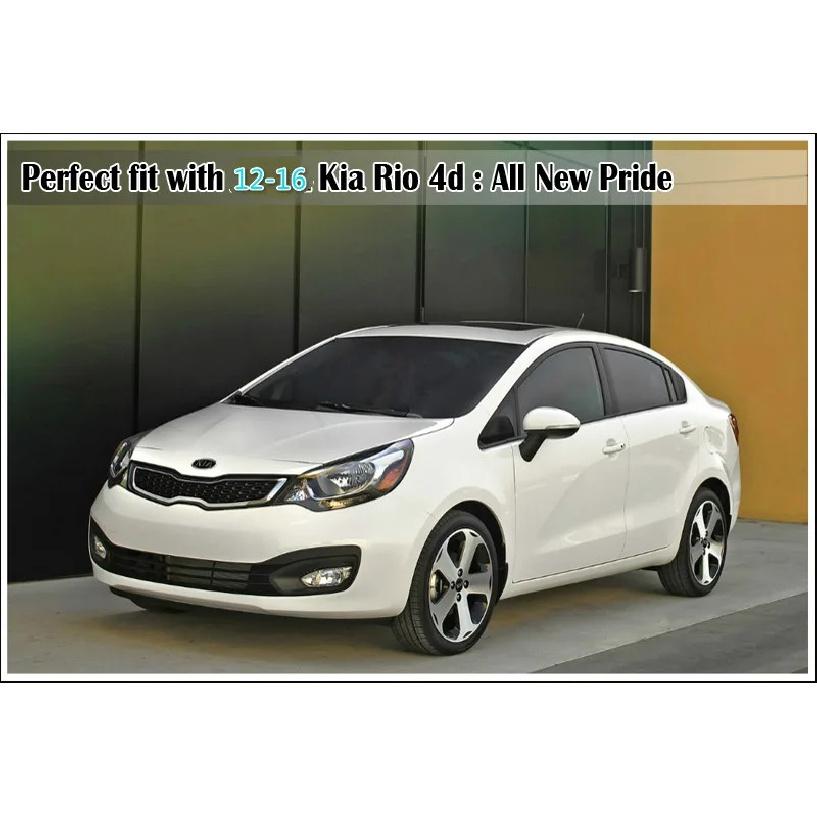 For Kia Rio Rio 5 2012 2013 2014 2015 2016 2017 New Pride New Chrome Car Door Handle Cover Trim Sticker Car Styling Accessories