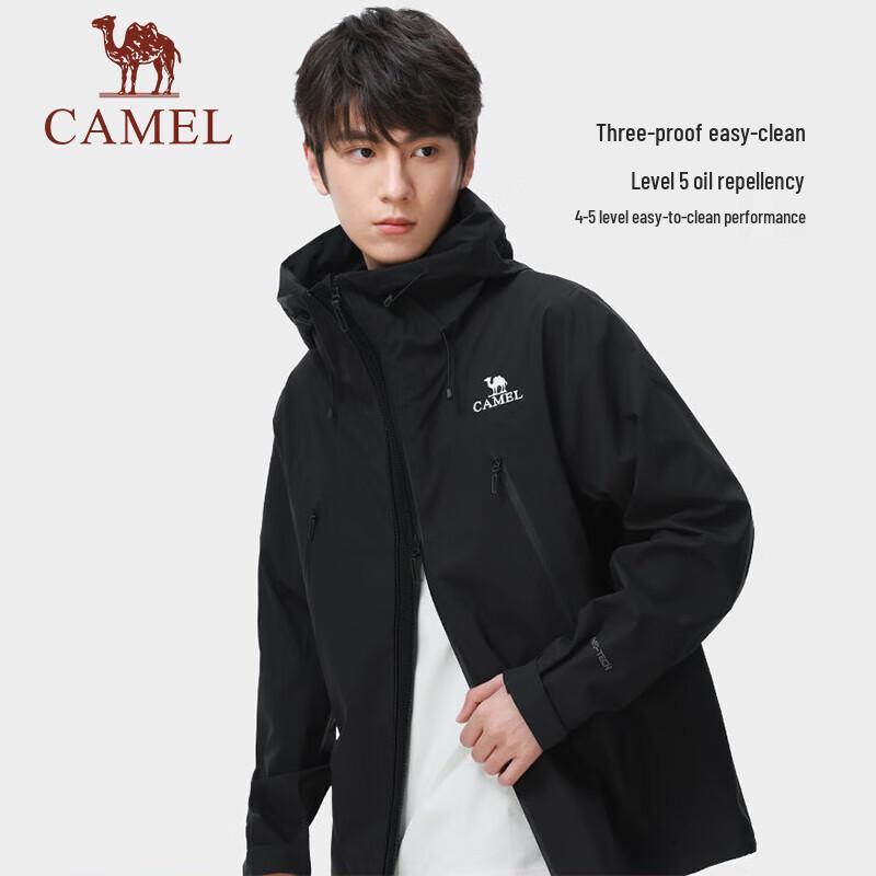 

CAMEL [Thunderstorm] Men s Lightweight Hardshell Outdoor Jacket M