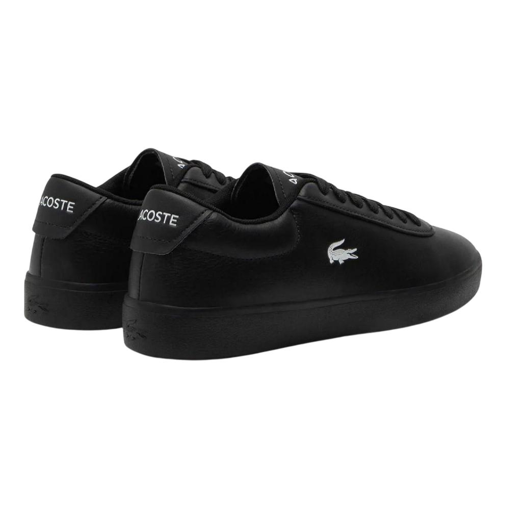 Lacoste Męskie płaskie buty sportowe Baseshot Evo ze skóry krokodyla
