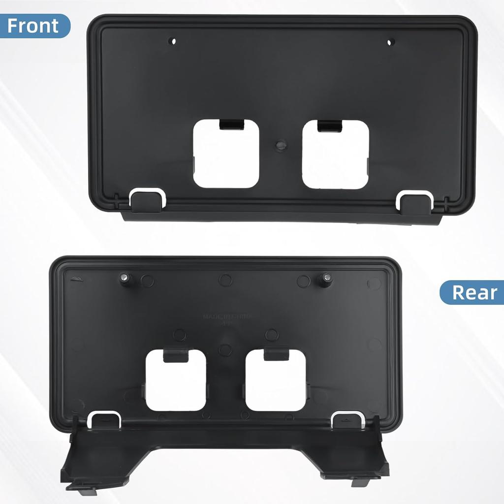Replacement For Front Bumper License Plate Frame Bracket - Ford F250 F350 Super Duty LC3Z-17A385-AB