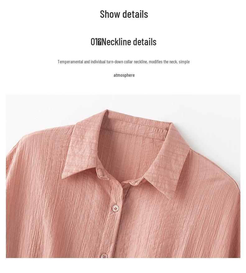 2025 Summer Plus Size Two-Piece: Skirt & Shirt Collar Top - Casual, Loose, Age-Reducing for Women