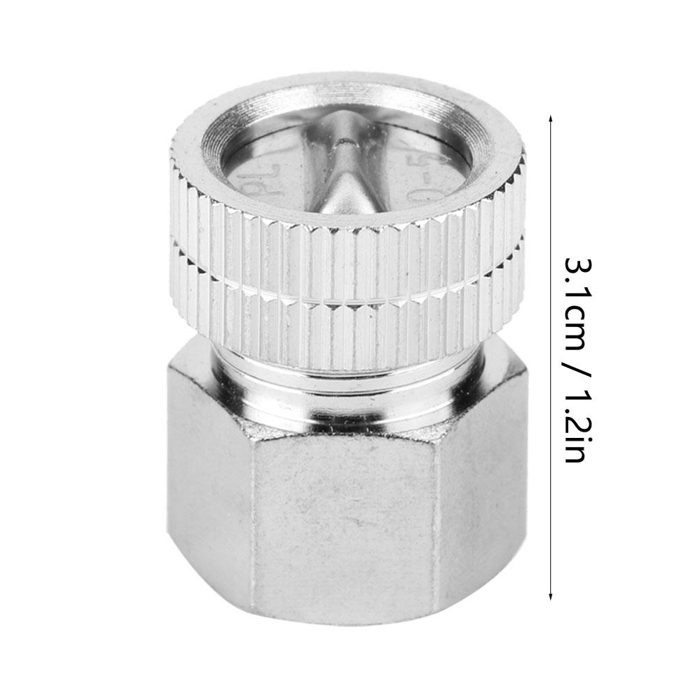 G1/4 Copper Chromeplated Single Sprayer Head Spray Misting Nozzle for Farmland Fruit TreeStraight