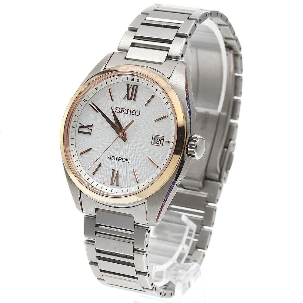Used Seiko SEIKO SBXY034/7B72-0AD0 Astron Origin Date Solar Radio Men's With Box and Warranty_972896