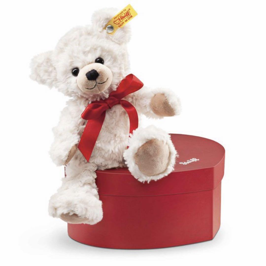 

[USED] Steiff teddy bear plush toy, 22cm, in excellent condition