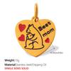 Cartoon Pet Series Stainless Steel Necklace & Bracelet Pendant for Women