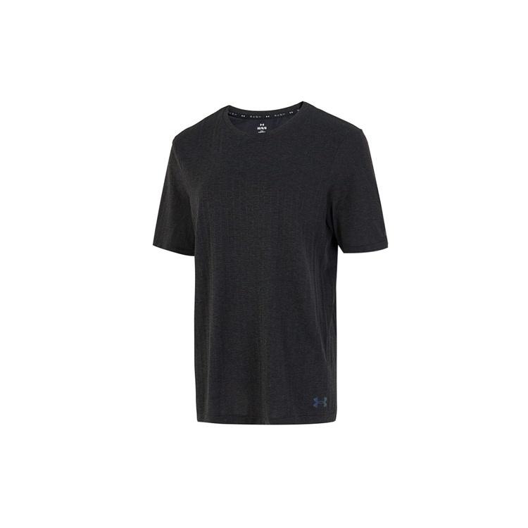 Under Armour RUSH Seamless Short Sleeve Black Men s 1373724-001 XL