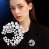 Senior Brooches Flower Leaf Brooch Pins for Women Suit Pendant  Fashion Brooches Jewelry