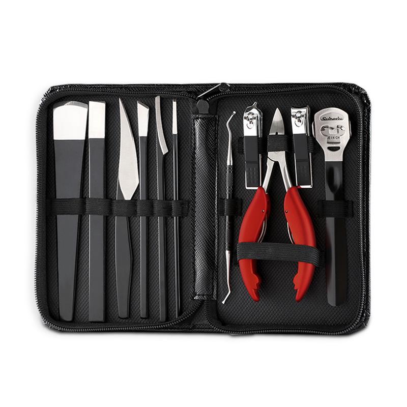 High-End German Stainless Steel Manicure Set: Multi-functional Nail Clippers & Beauty Care Tools