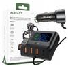 Acefast B11 138W Car Charger Usb-A Usb-C With 6 Ports - Black