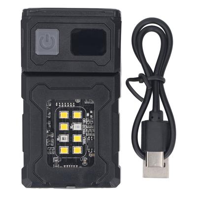 COB Flashlight LED Magnetic USB Rechargeable High Brightness Lamp Head Rotatable Portable COB