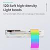 Flexible Silicone 24Pin ARGB GPU Power Cable Wireless Control Function Customizable ARGB Light Strips Easy Installation