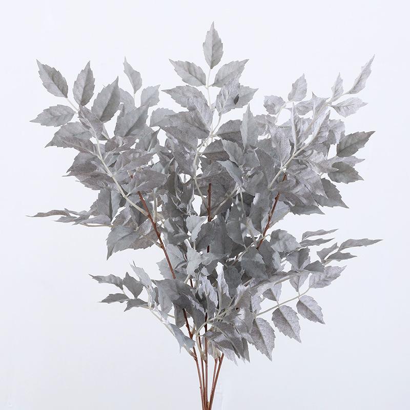 Simulation leaf bundle Lingxiao leaf wedding simulation flower ceiling road guide scene with flowers simulation green plants