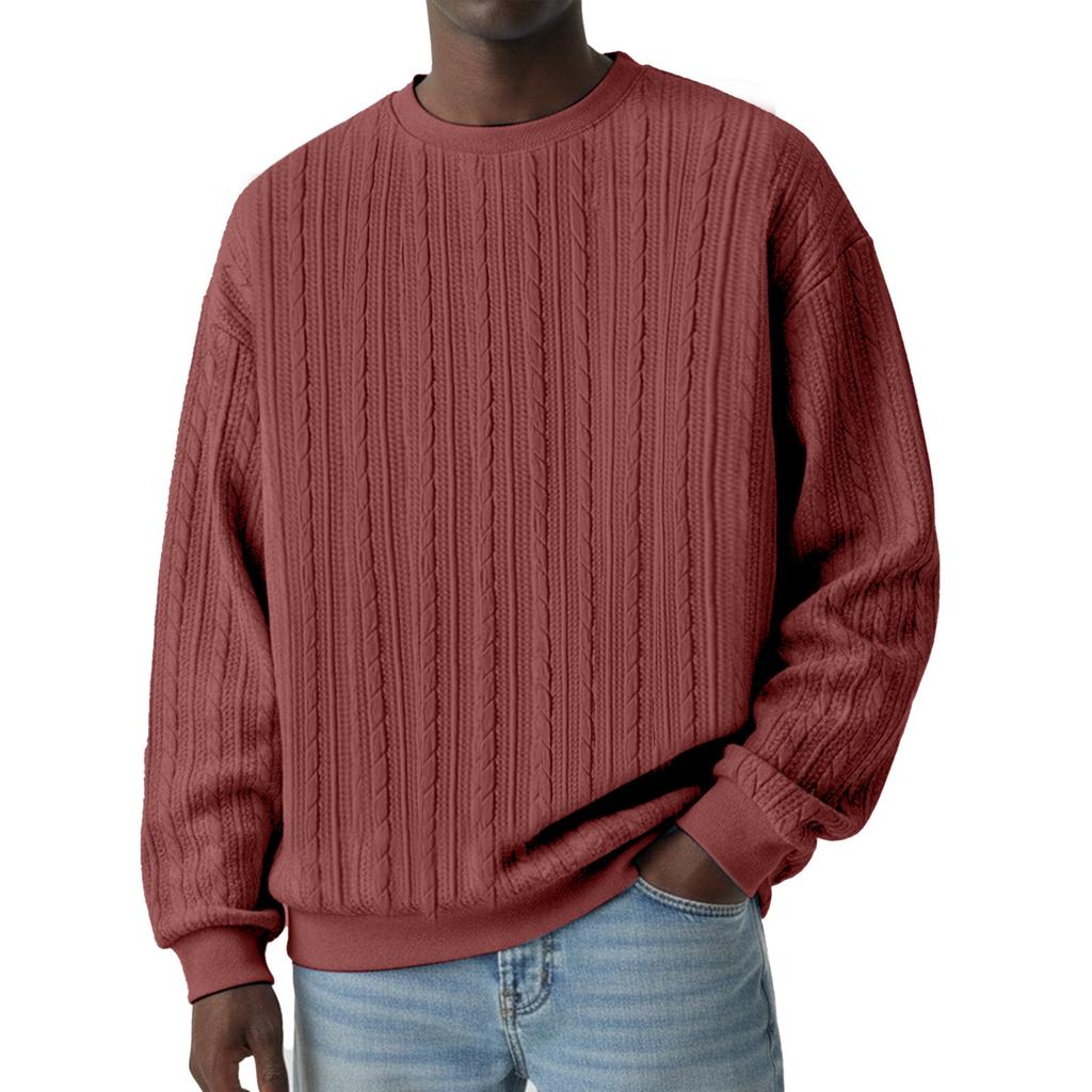 Herrar Fritid Rund Hals Halv Dragkedja Tryck Långärmad Hoodie