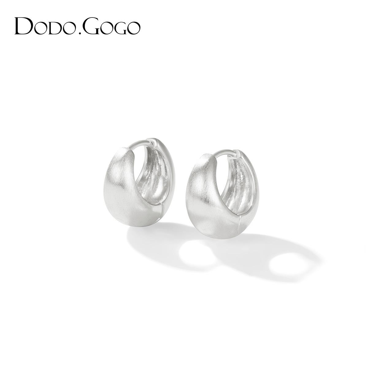 

Geometric Plain Ring Ear Buckle Women s French Premium Sense Metal Circle Earrings New Circle Earrings