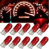 10x T10 501 W5W Wedge Car Side Light 12V 3W Interior Instrument Light Dashboard Dash Panel Gauge Bulb for Car Styling Universal