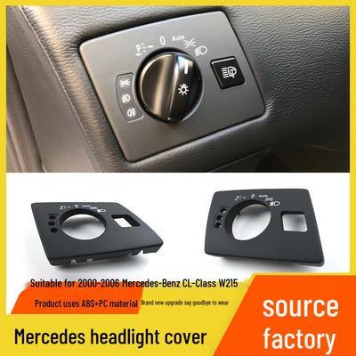 Mercedes-Benz CL-Class Headlight Switch Knob Cover, CL600 W215 Adjustment Panel