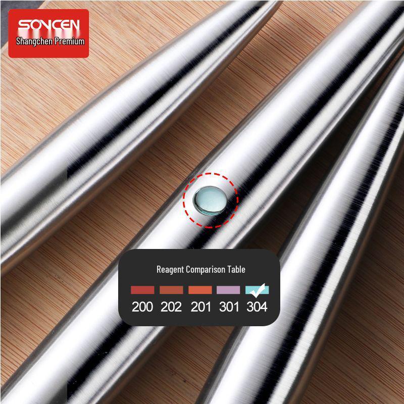 Stainless Steel Double-Ended Rolling Pin for Dumpling & Baking 