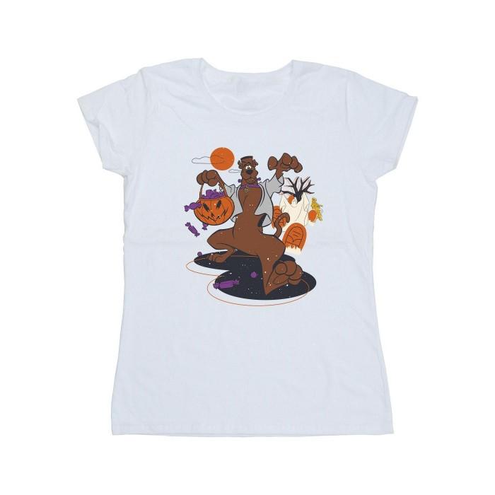 Scooby Doo Womens/Ladies Monsters Pumpkin Cotton T-Shirt