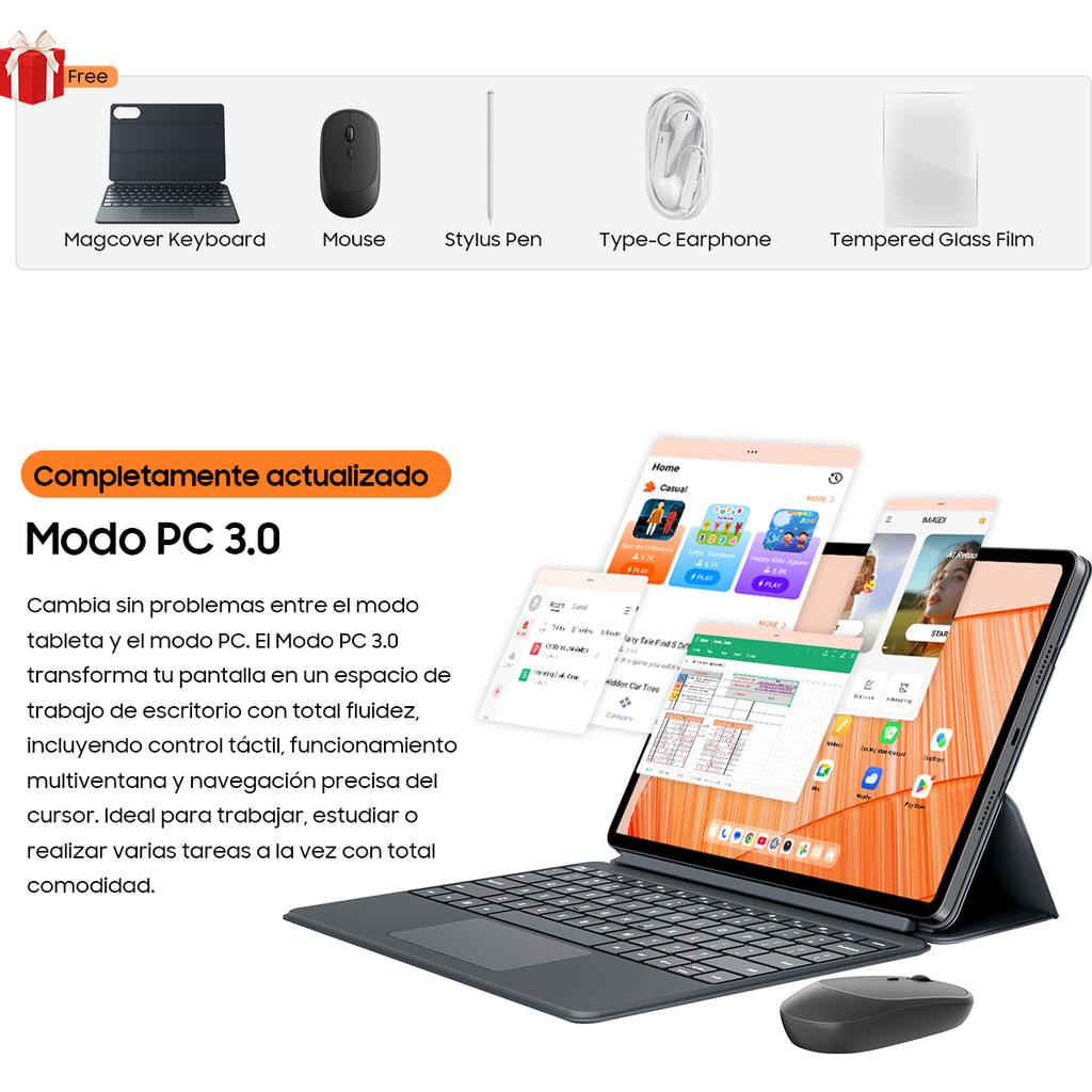 Blackview MEGA 12 5G Tablet 12.2 Inch 120Hz 12GB RAM 256GB ROM Android 16