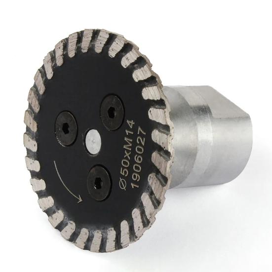 Gravur Trennscheibe Diamantsägeblatt mit abnehmbarem M14 Flansch Wassergekühltes Schneidblatt DIY Gravurwerkzeug