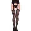 Sexy Suspender Stocking High Knee Socks Open Crotch Pantyhose Hold On Lady Crotchless Tights Sex Party Lace Erotic For Women