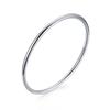 Brățară Simplă Plain din Oțel Inoxidabil pentru Femei și Fete Vnox, Brățări Cuff Metalice Minimaliste Placate cu Aur, Bijuterii de Modă Stackable Cadou