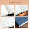 Large A4 Leather Office Notebook - Extra Thick Diary for Business Meetings