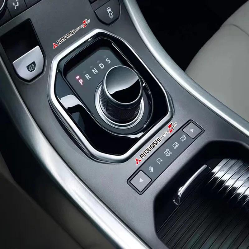 4 Pezzi Stile Logo Auto Impermeabili Fai da Te Adesivi per Carrozzeria Per Mitsubishi Eclipse Lancer Outlander Pajero ASX Colt I200 Delica Triton Ex