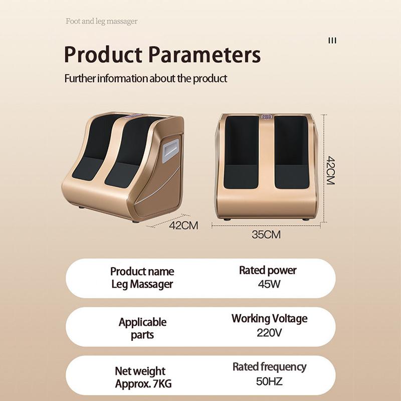 Foot Massage Air Pressure Leg Calf Foot Massager Widen and Heighten
