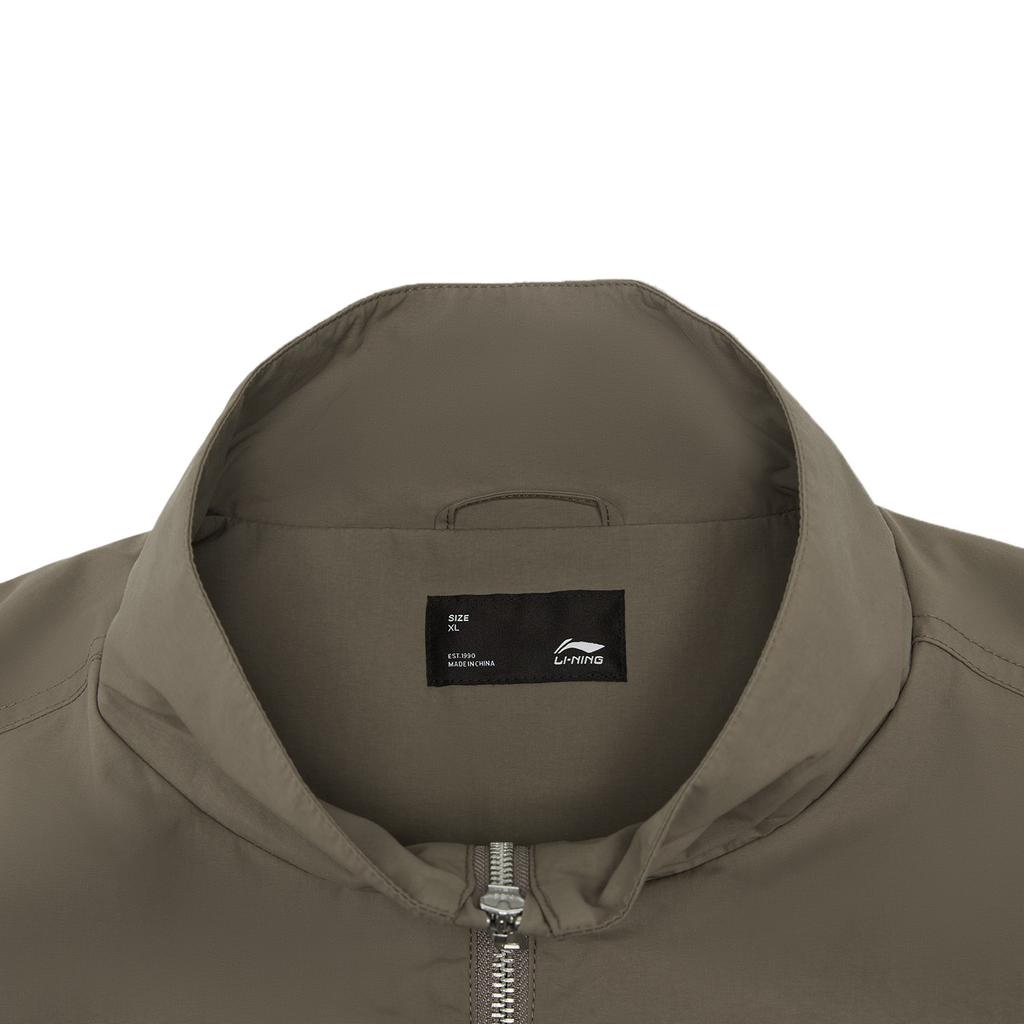 Li Ning Sports Lifestyle Series Windproof Water-Repellent Loose Fit Stand Collar Jacket Unisex Jacket AJDW095-2