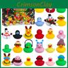 Funny 24 Days Christmas Countdown Calendar Blind Box Vinyl Duck Toy Set For Gift