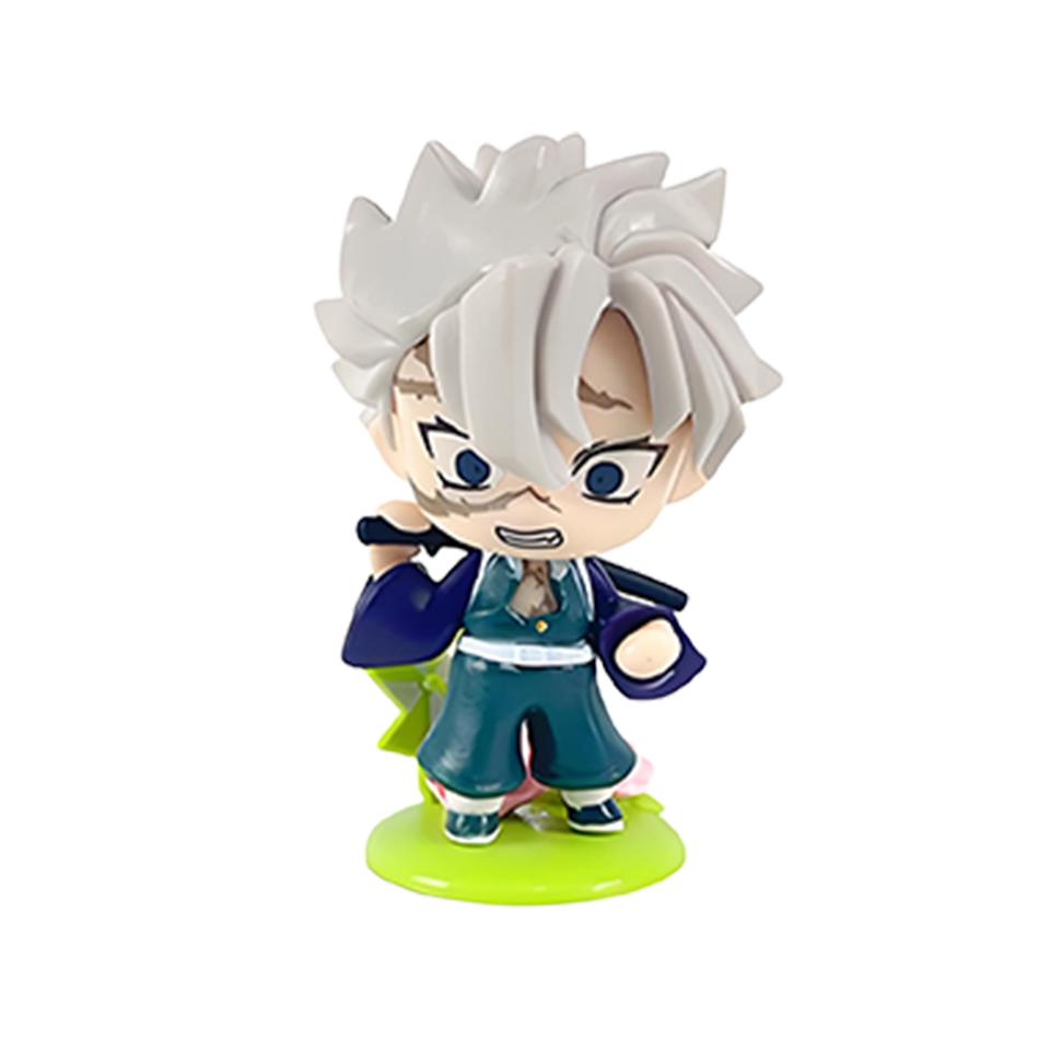 Q-Version Dämonentöter Anime Sitzende Geisterpuppe Tanjiro Nidouzi Inosuke Zenizu Puppe Action-Modell Spielzeug Weihnachtsgeburtstagsgeschenk