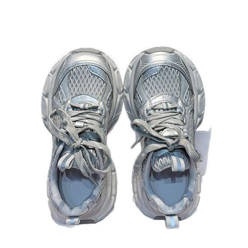 Locomotive Fried Street Dad Shoes Spring and Summer New Muffin Bottom Fashion Lace-up Casual Shoes