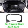 Für Toyota RAV4 RAV 4 XA50 Pfirsich Holz Auto Dashboard Bildschirm Rahmen Carbon Fiber Dashboard Dekoration Chrom