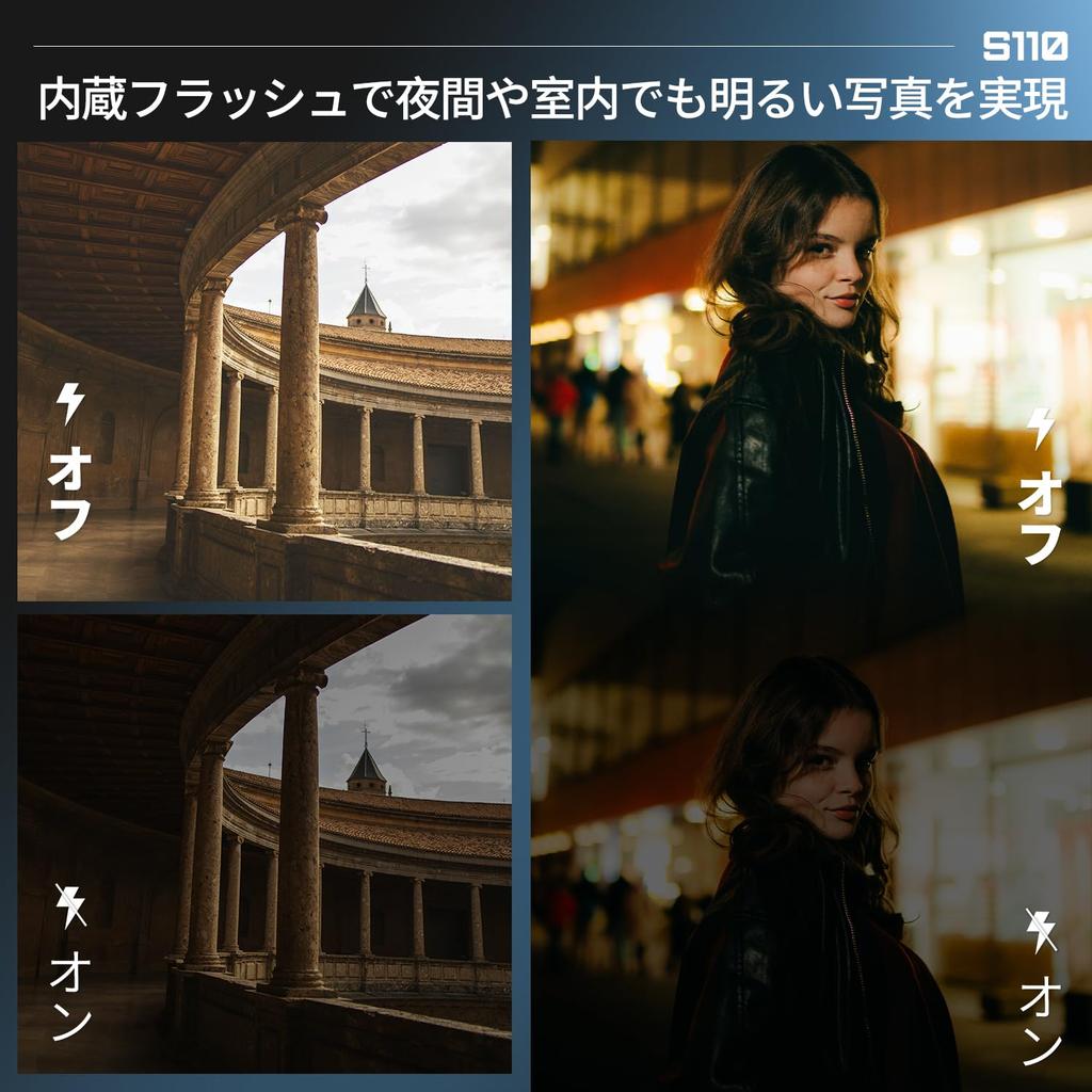 NBD 5K 64MP Digital Camera with Leather Half and App 16x Image Macro and and Webcam Includes Two 32GB TF Cards Case, Wi-Fi Control, Zoom, 180°