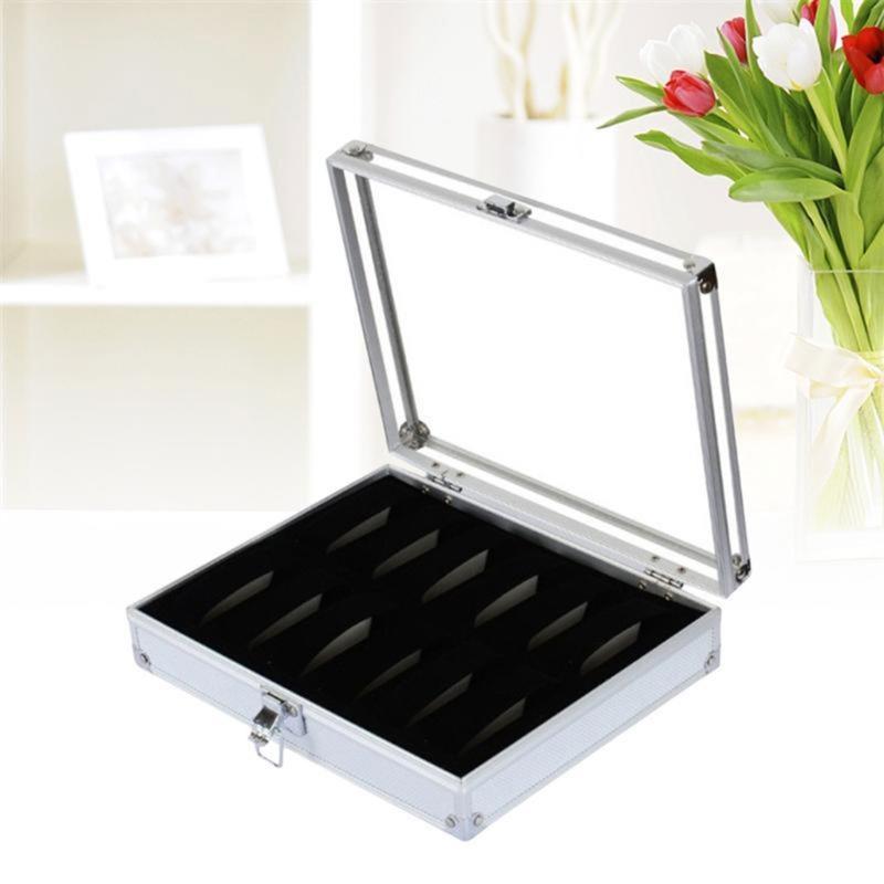 6/12 Slots Watch Box Organizer Watch Display Storage Box Jewelry Watch Box