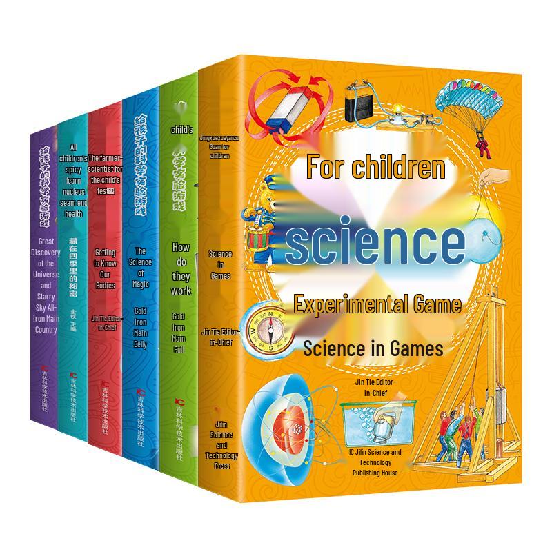 Children s Science Experiment & Magic Games 6-Book Set