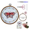 Insect Bead Embroidery DIY Craft Kit Cartoon Cross Stitch Insect Series Bead Embroidery Engraved Insect Pattern Set