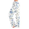 Pantaloni da pigiama da donna, da notte, casual, con coulisse, elastici in vita, comodi, dritti, yoga, larghi