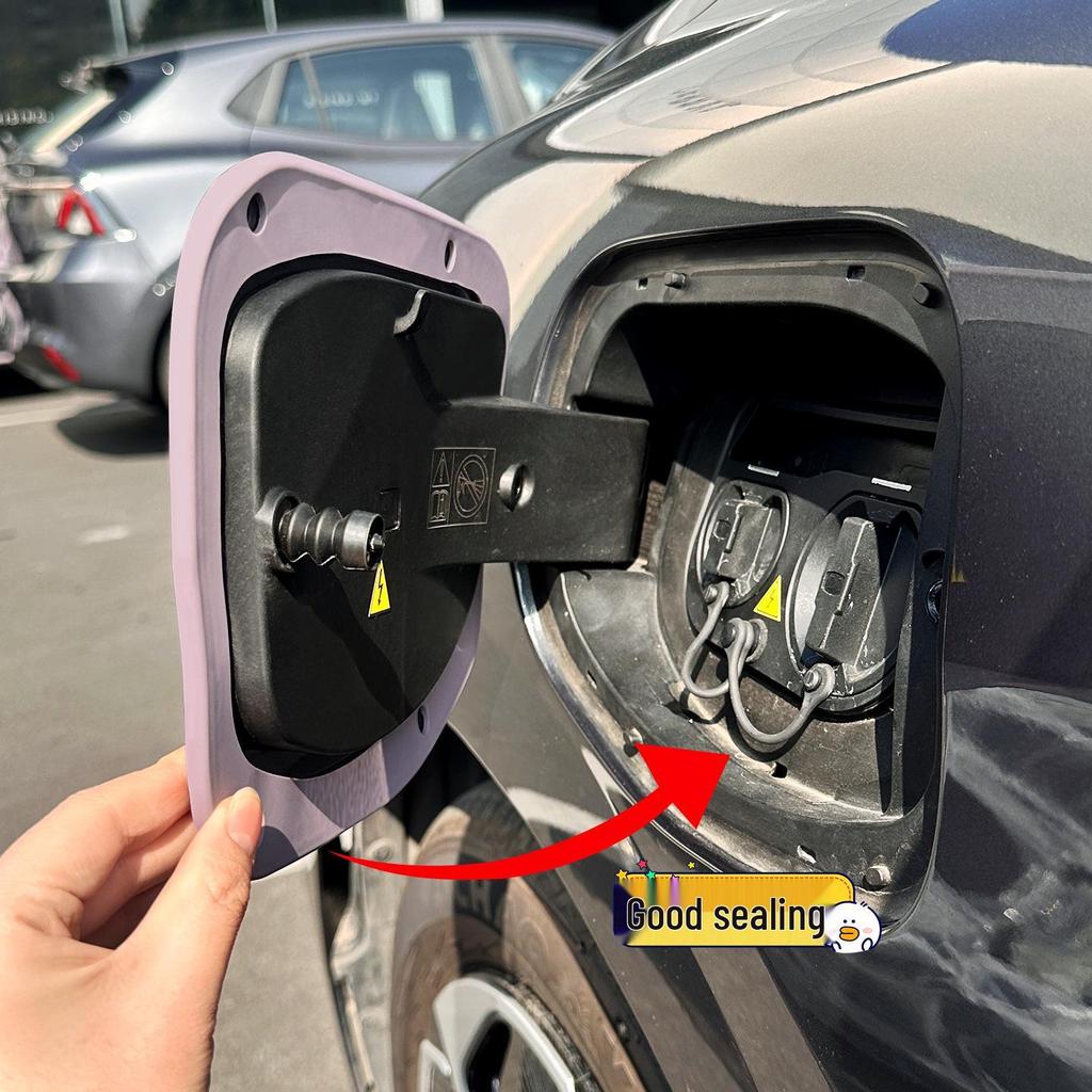 MG4 Charging Port Sealing Ring: Rainproof Rubber Strip for Car Interior Decoration and Modification, Compatible with 26 MG Models.