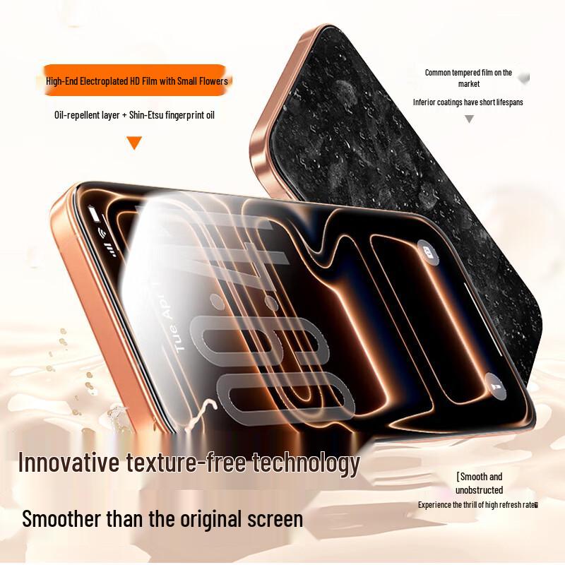 ALittleFlower Tempered Glass Screen Protector for iPhone 16 Plus