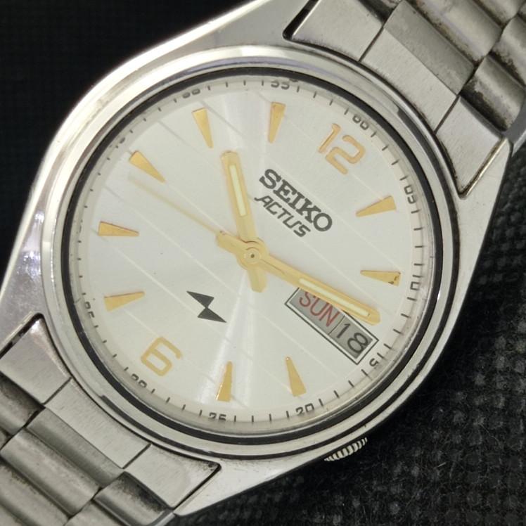 

Б/У винтажные мужские часы SEIKO ACTUS AUTO 7009A из Японии, серебряные 608g-a316352-2 SKU608g-a316352