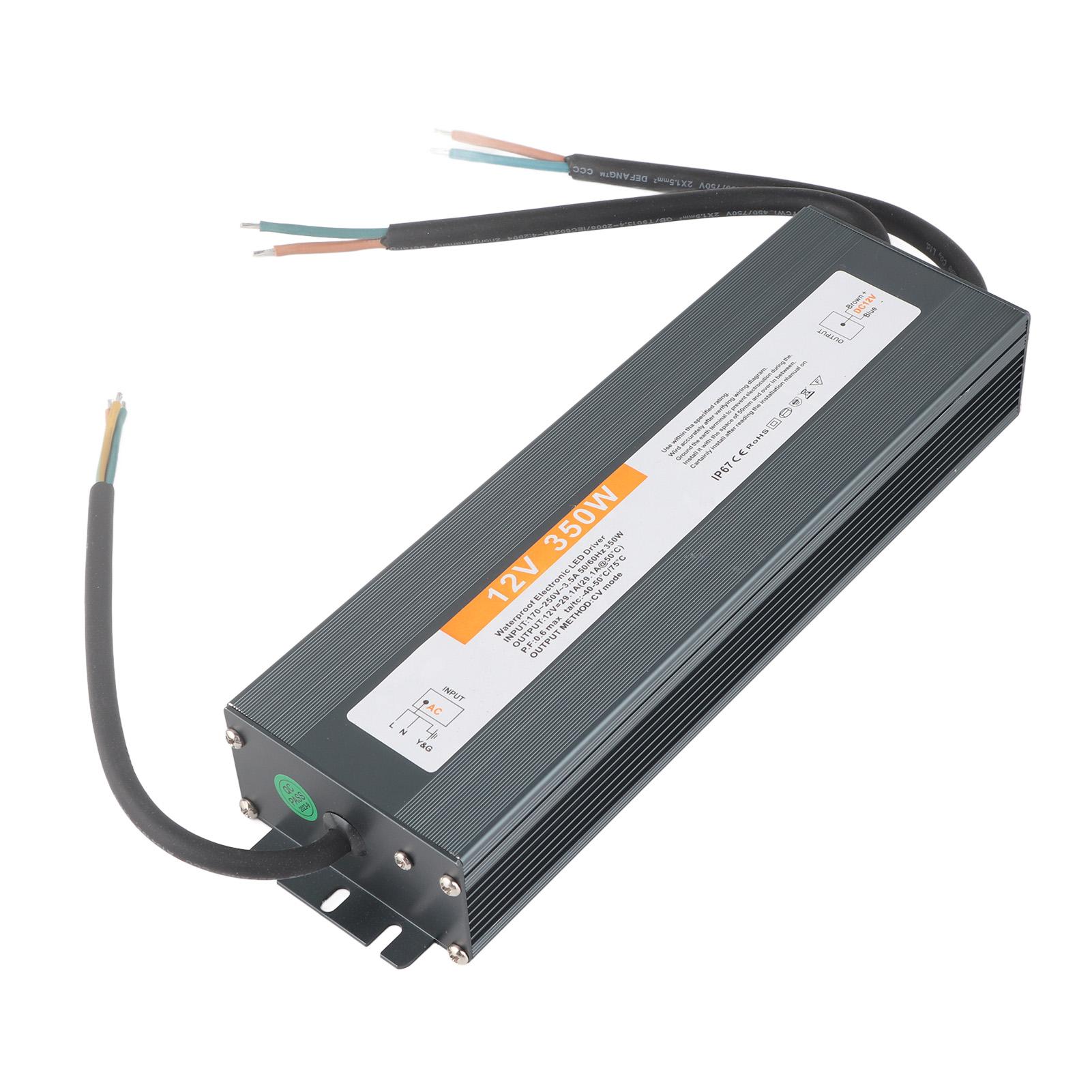 

Блок питания проводной ультратонкий водонепроницаемый импульсный светодиодный привод AC170250V 5060HZ 350W(DC12V )