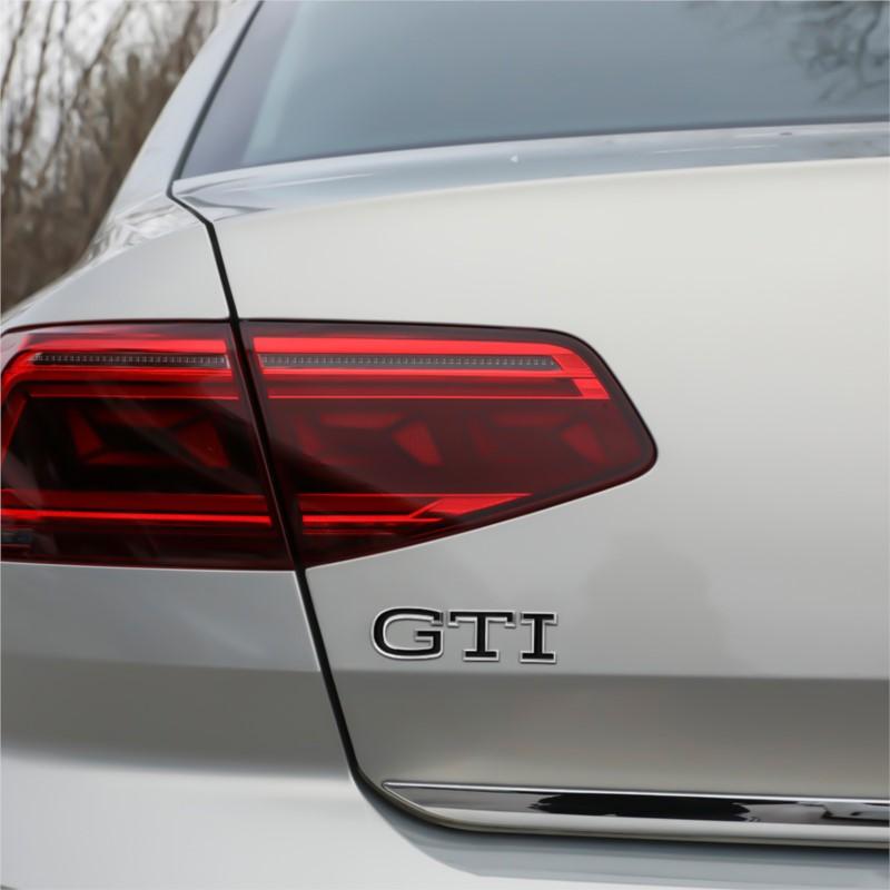 AABLG1 3D ABS GTI Buchstaben Emblem Aufkleber Auto Styling Karosserie Kofferraum Abzeichen Aufkleber Dekoration Auto Modifikation Zubehör Für Volkswagen VW