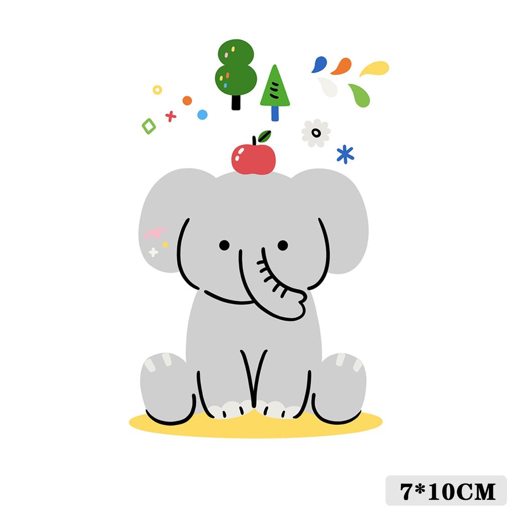 Cartoon Kids Dinosaur Mermaid Fruit Flower Animal Robot Finger Arm Tattoo Sticker