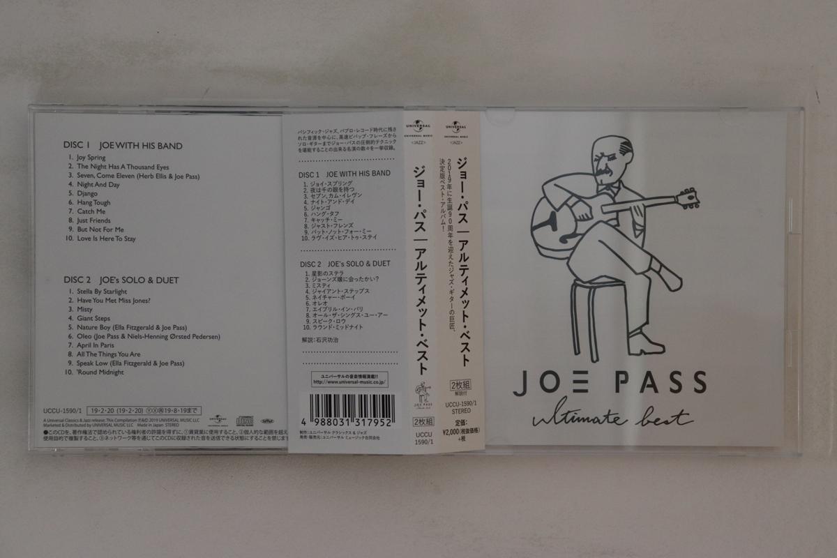 

CD JOE PASS - Ultimate BEST UCCU1590 UNIVERSAL 2019 Japan Obi Jazz Used