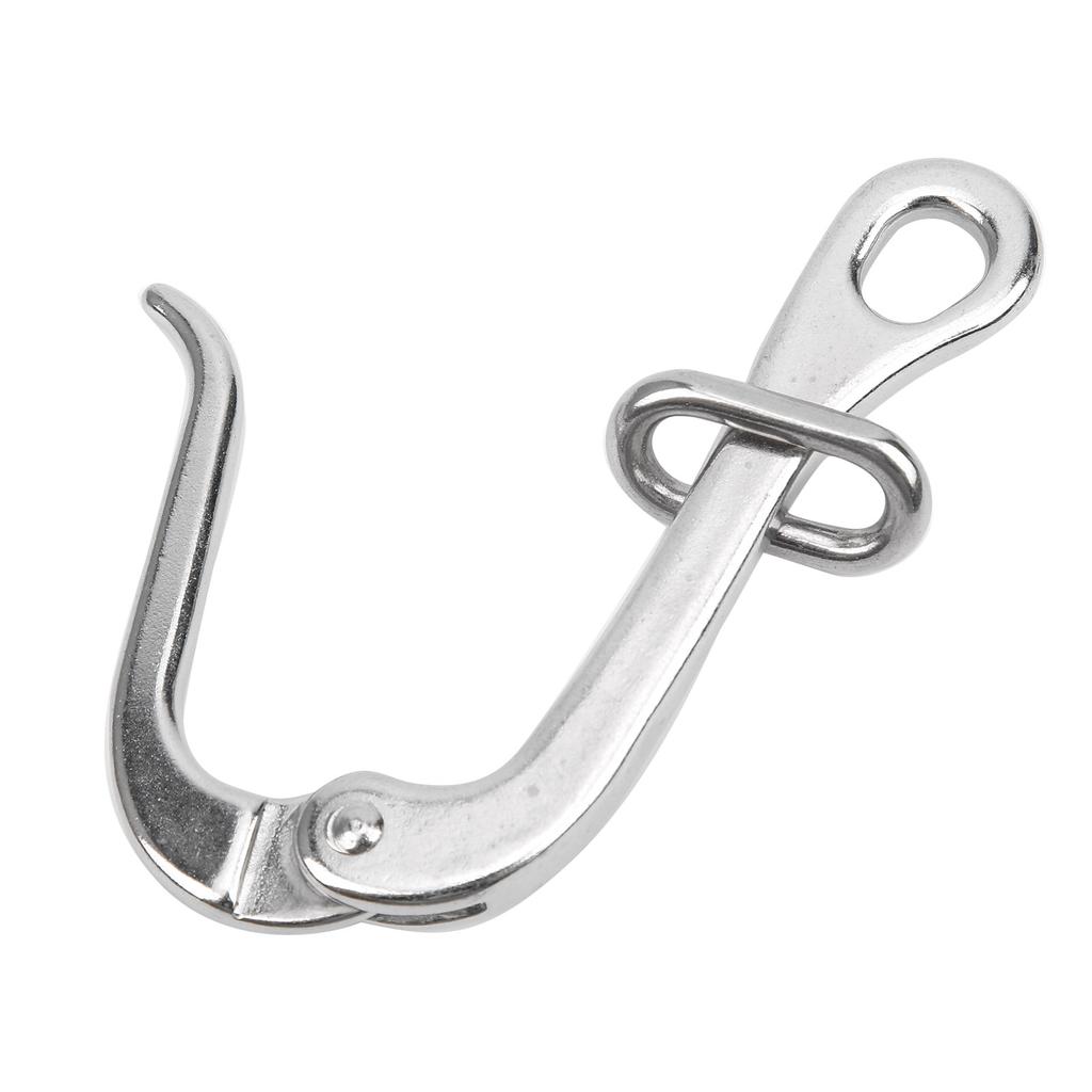 4in Durable Stainless Steel Winch Strap Hook with Quick Release Link for Marine Boat