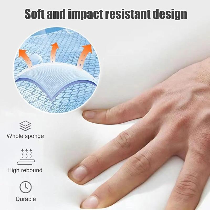 4PCS 20x40cm Nordic Style Bedroom Head Board Self-adhesive Tatami Stickers Kid Anti-collision Headboard Home Decor Wall Panels